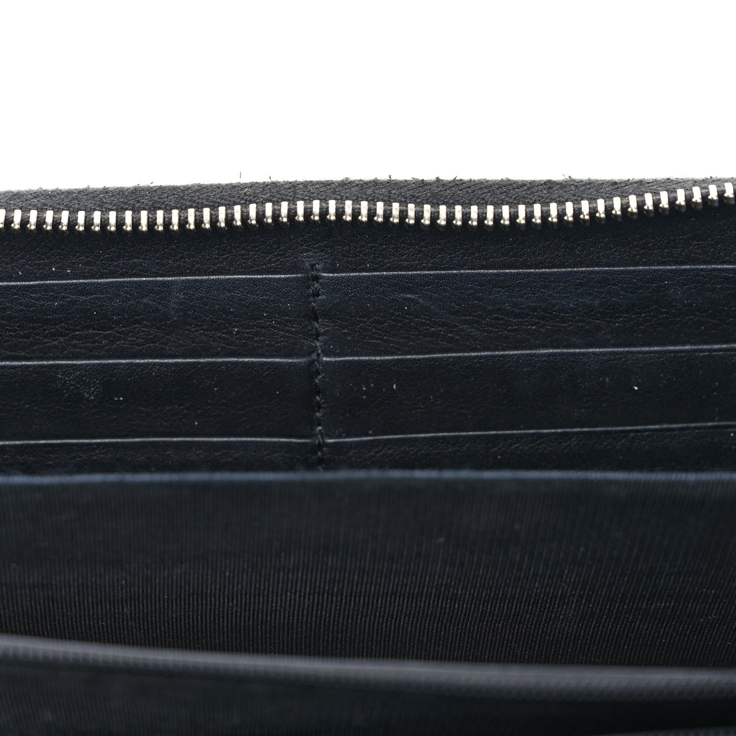 Gucci GG Supreme Monogram Arabesque Zip Around Wallet Black 7 of 7