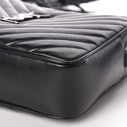 Saint Laurent Calfskin Matelasse Monogram Lou Camera Bag Black 9 of 9