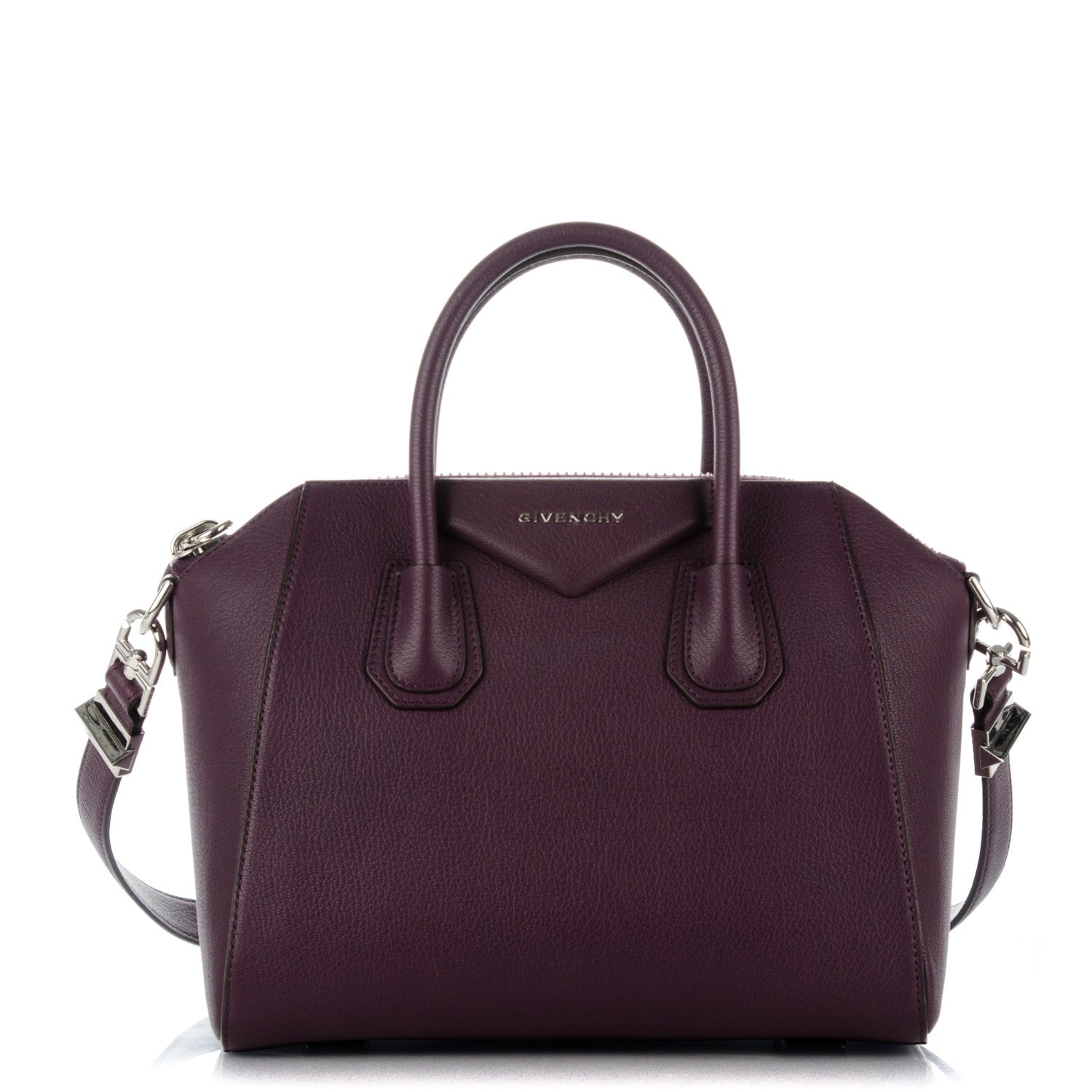 Givenchy Sugar Goatskin Small Antigona Dark Purple 1 of 8