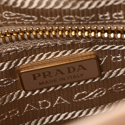 Prada Shiny Nappa Medium Bonnie Shoulder Bag Cameo 6 of 9