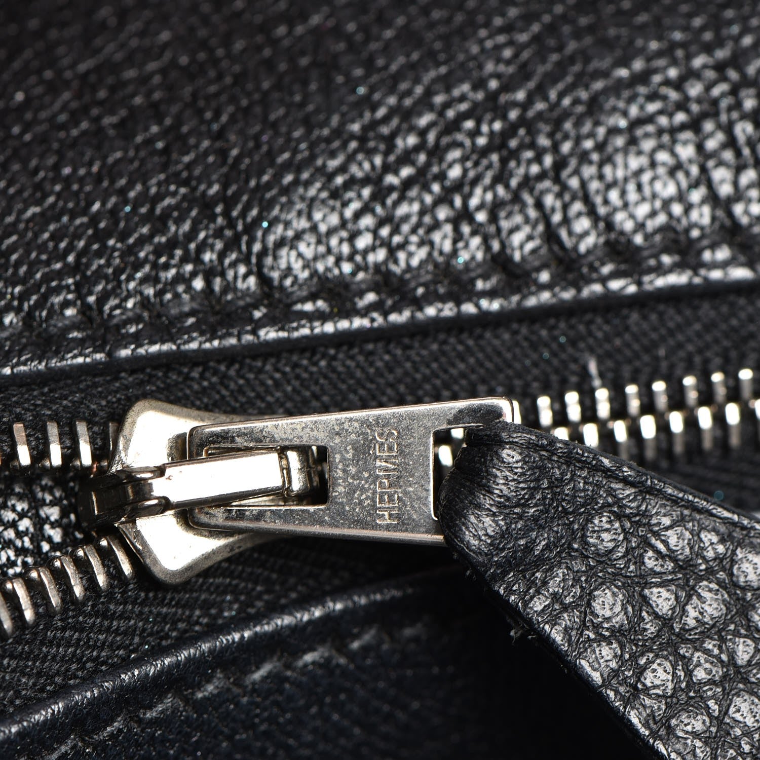 Hermes Taurillon Clemence Birkin 35 Black 10 of 26