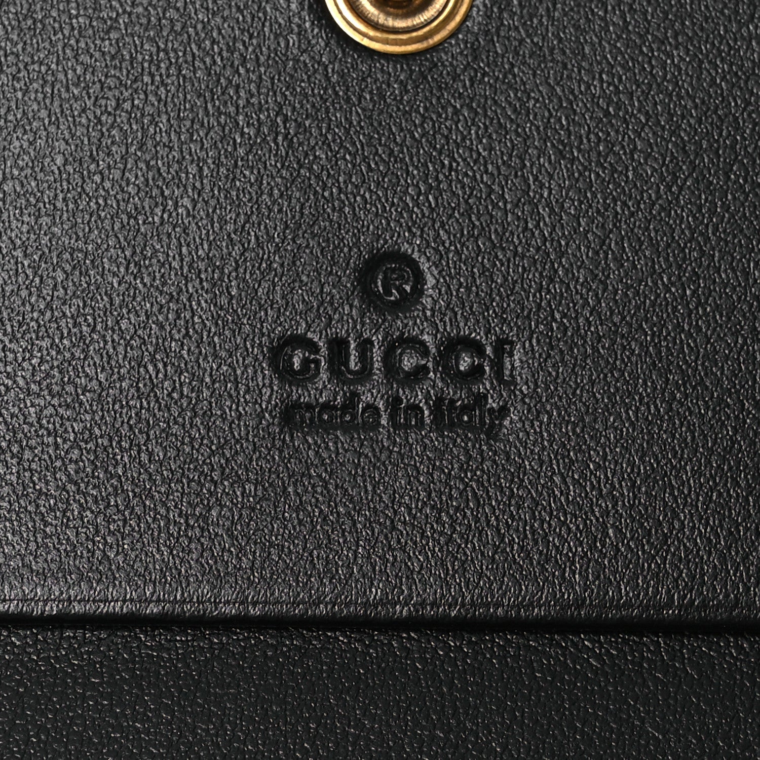 Gucci Calfskin Matelasse GG Marmont Card Case Wallet Black 7 of 8