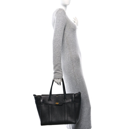 Mulberry Classic Grain Bayswater Zip Tote Black 2 of 11