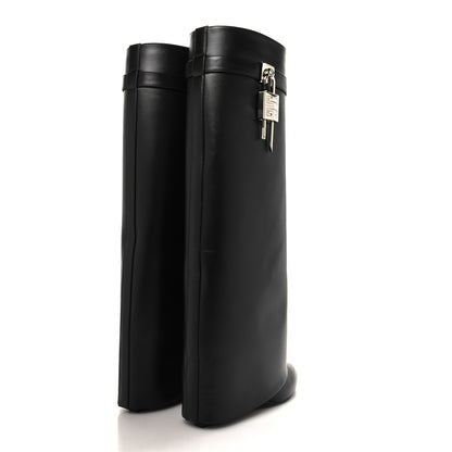 Givenchy Calfskin Shark Lock Pant Boots 38.5 Black 4 of 8