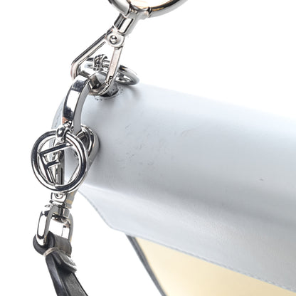 Fendi Vitello Century F is Fendi Kan I Shoulder Bag Grigio Perla Tortora Multicolor 9 of 10