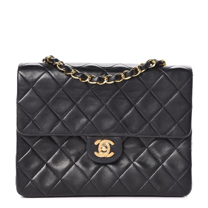 Chanel Lambskin Quilted Mini Square Flap Black 1 of 15