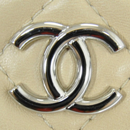 Chanel Lambskin Quilted Large Camera Case Beige Clair 10 of 12