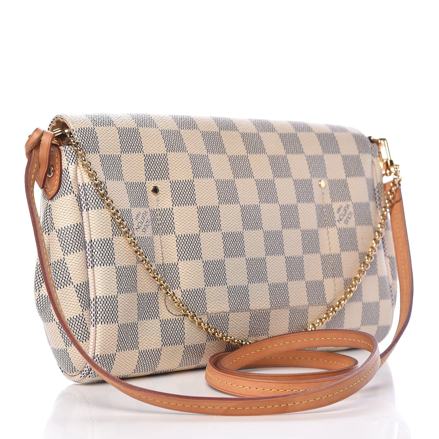 Louis Vuitton Damier Azur Favorite MM 3 of 14