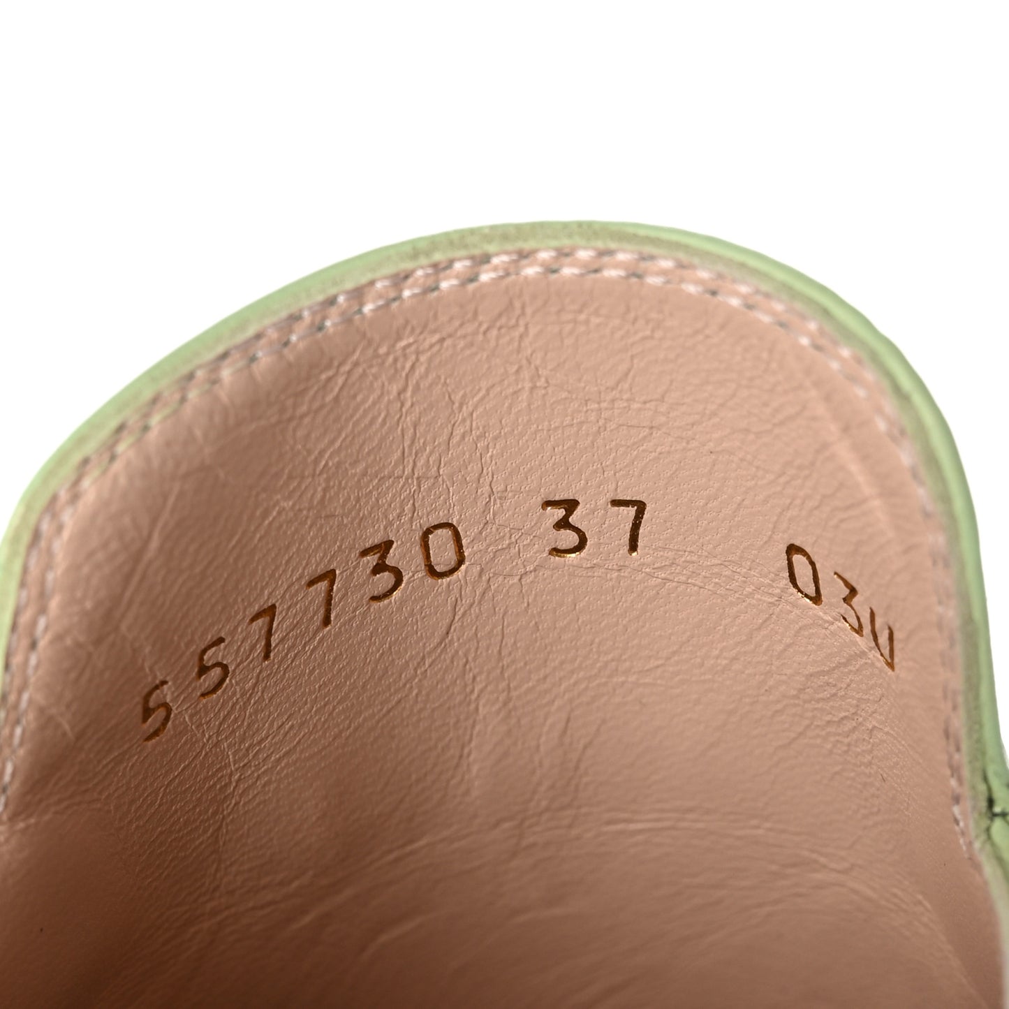 Malaga Kid Womens Princetown Slippers 37 Pistachio Green
