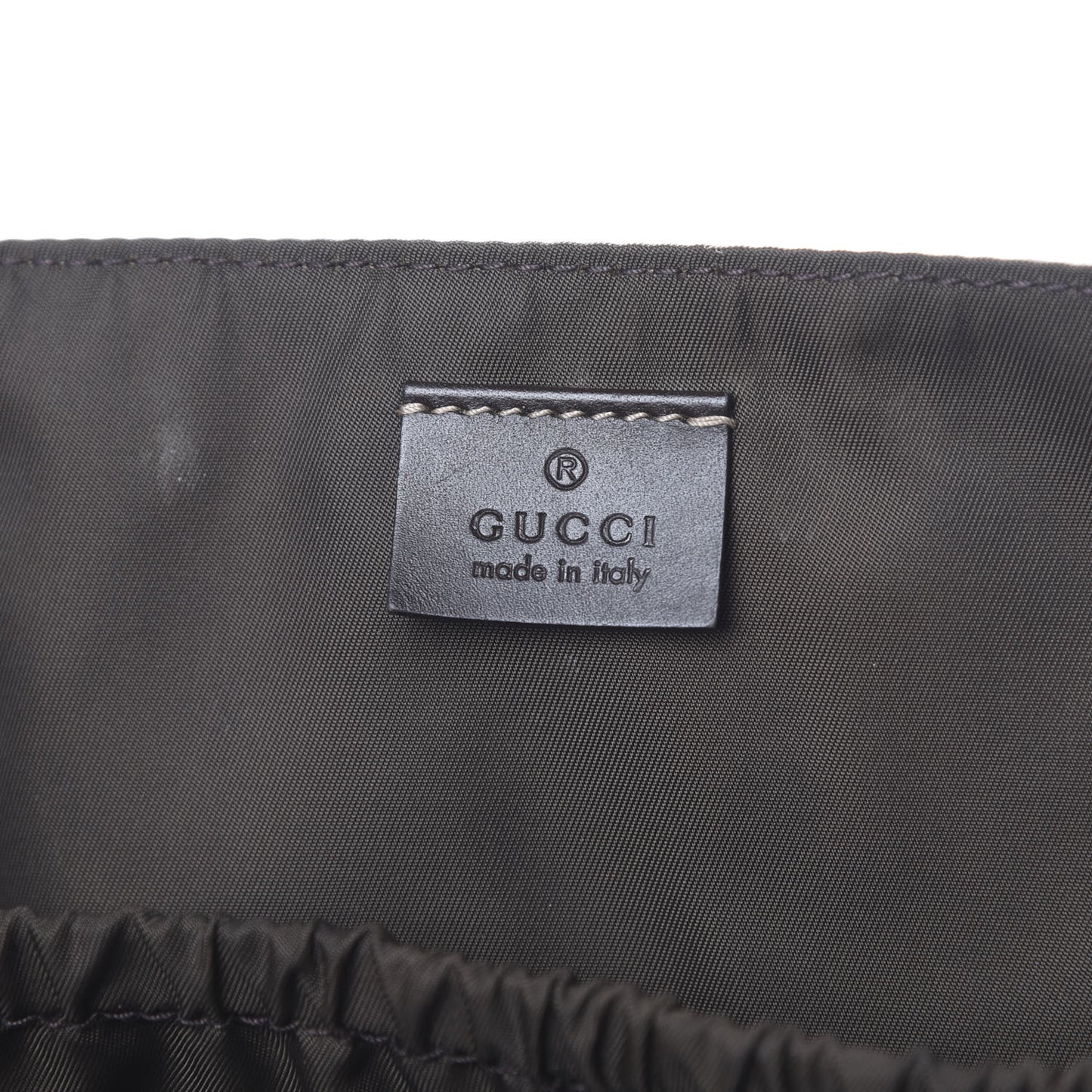 GG Plus Monogram Messenger Diaper Bag Dark Brown
