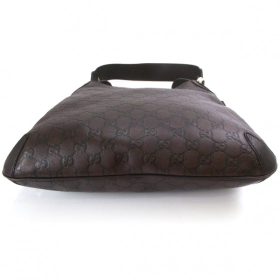 Guccissima Creole Hobo Chocolate