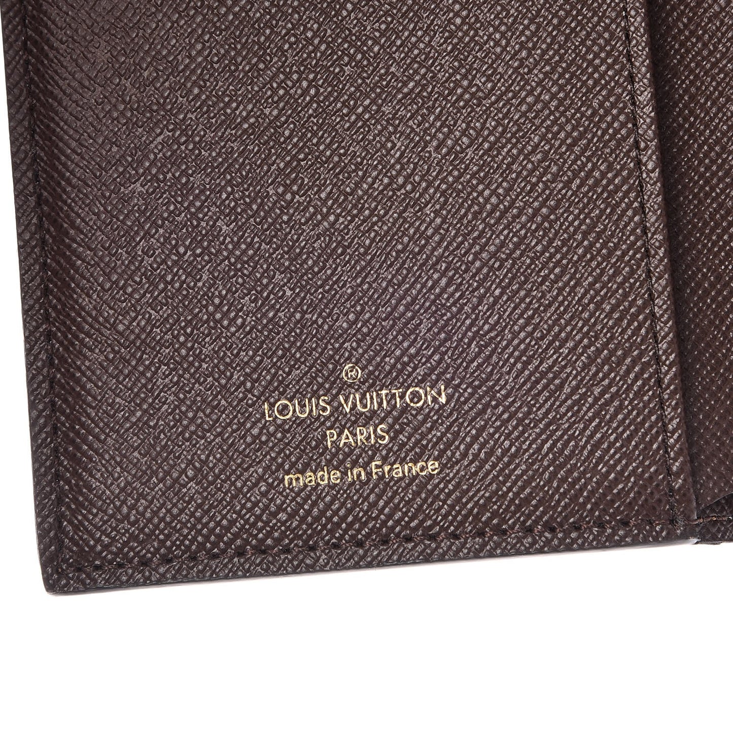 Damier Ebene Normandy Compact Wallet Black