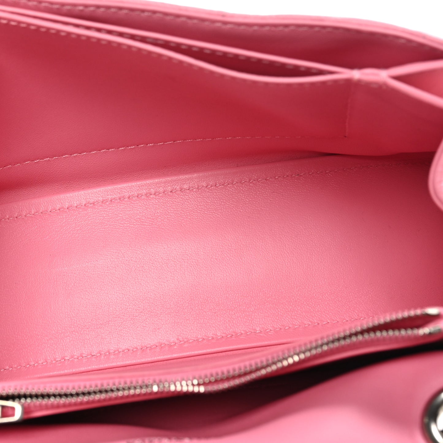 Crushed Calfskin Quilted Small Crush Chain Bag Sweet Pink