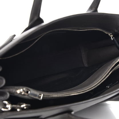Saint Laurent Grained Calfskin Small Sac De Jour Coal 6 of 11