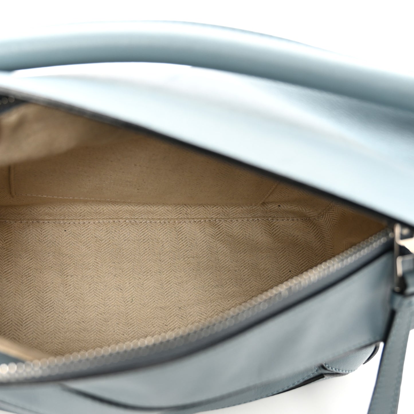Calfskin Small Puzzle Bag Stone Blue