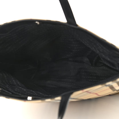Burberry House Check Medium Tote Black 5 of 14