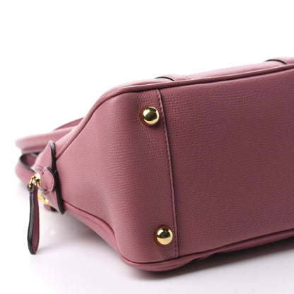 Burberry Derby Calfskin Small Milverton Satchel Mauve Pink 6 of 11