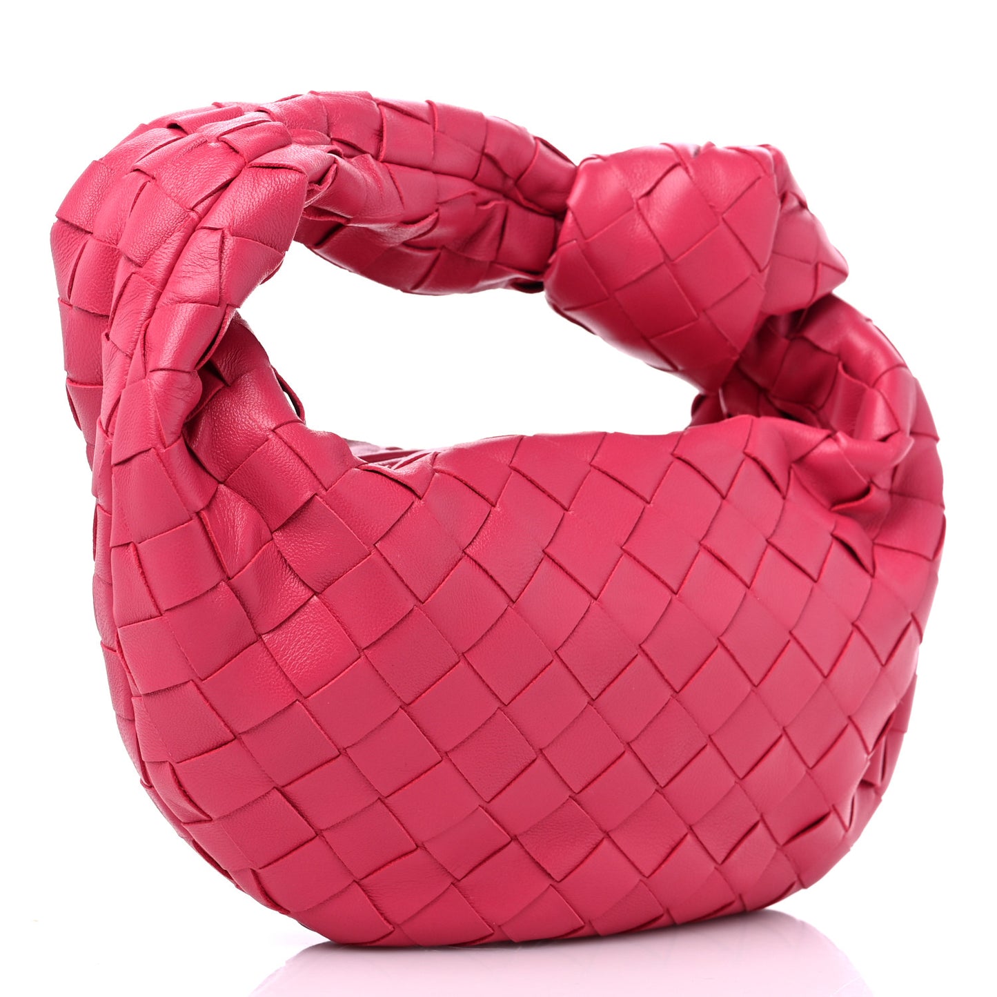 Nappa Intrecciato Mini Jodie Cranberry
