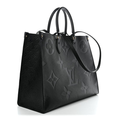Louis Vuitton Empreinte Monogram Giant Onthego GM Black 3 of 11
