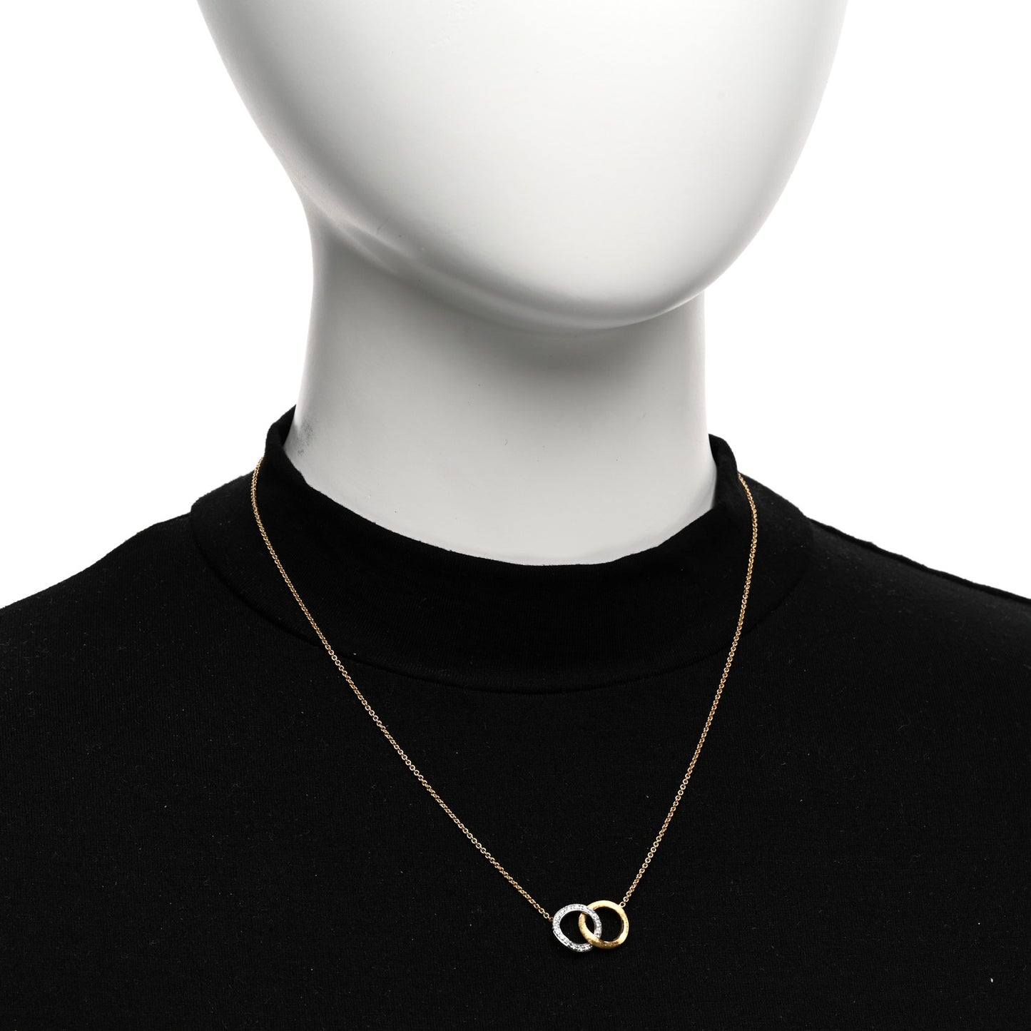 18K Yellow Gold Diamond Jaipur Pendant Necklace