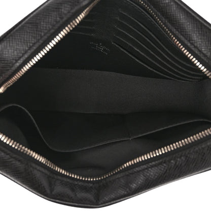 Louis Vuitton Taiga Pochette Kasai Black 5 of 10