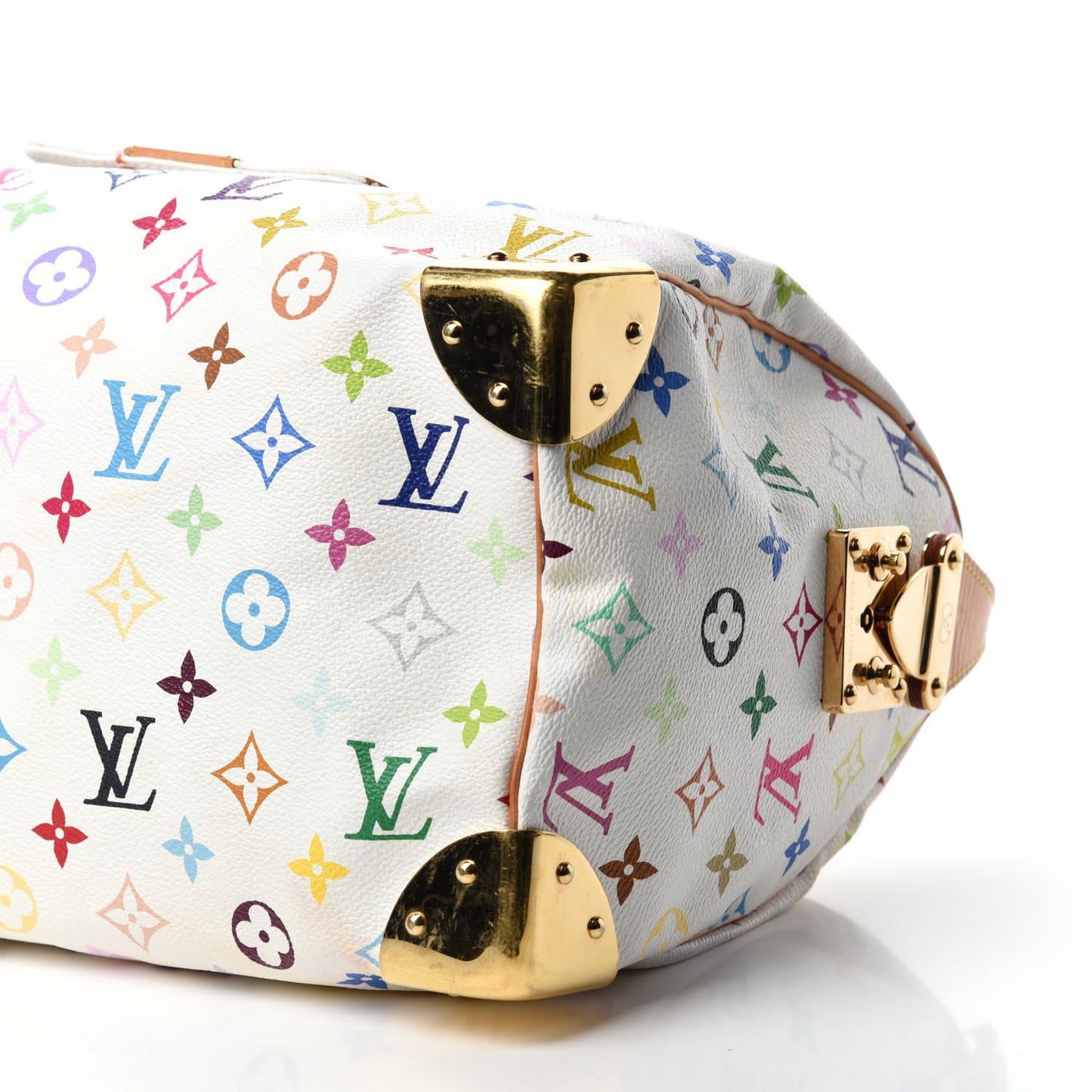 Monogram Multicolor Speedy 30 White