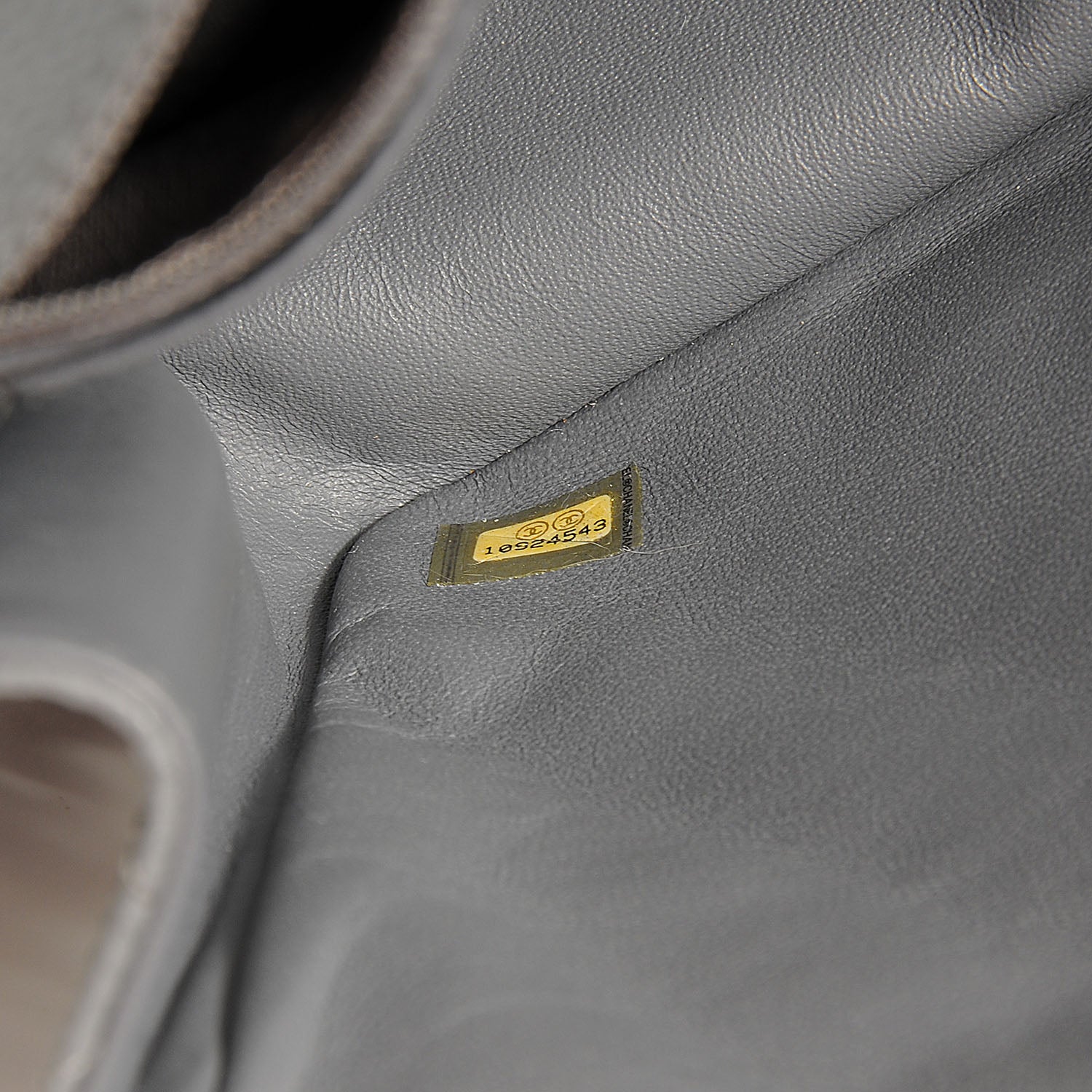 Chanel Caviar Jumbo Single Flap Grey 6 of 7