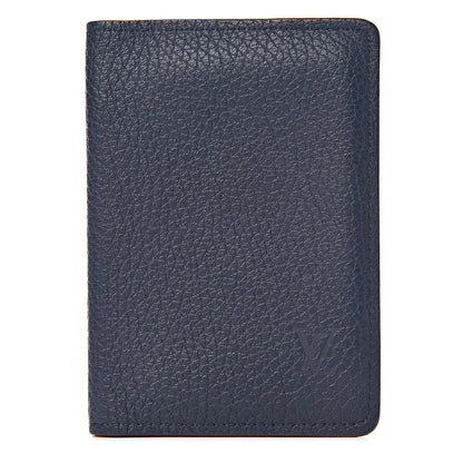 Louis Vuitton Taurillon Pocket Organizer Navy 1 of 6