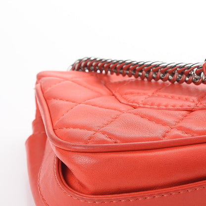 Chanel Lambskin Quilted Medium Icons Secret Label Flap Coral 13 of 14