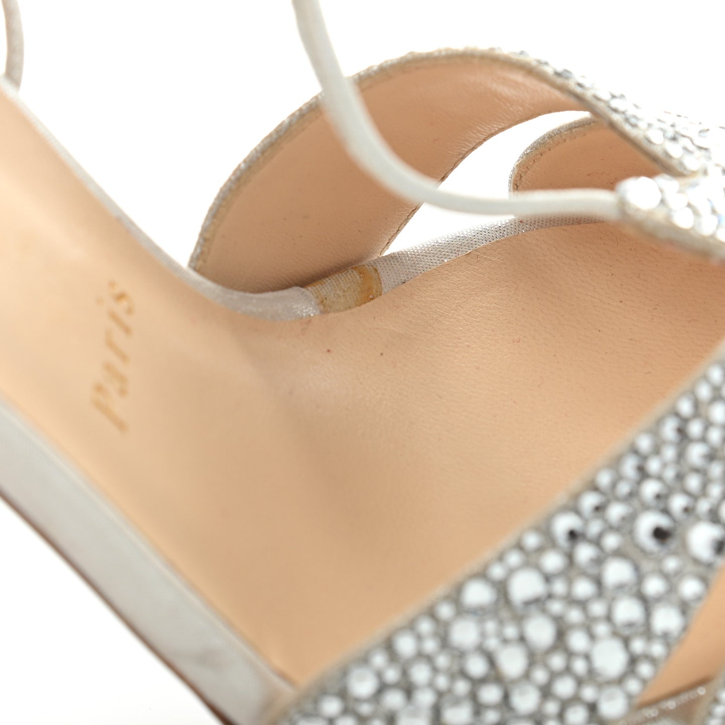 Strass Nappa Margi Diams 120 Sandals 38 Crystal