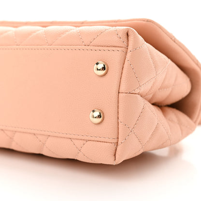Chanel Caviar Quilted Mini Coco Handle Flap Light Pink 10 of 10