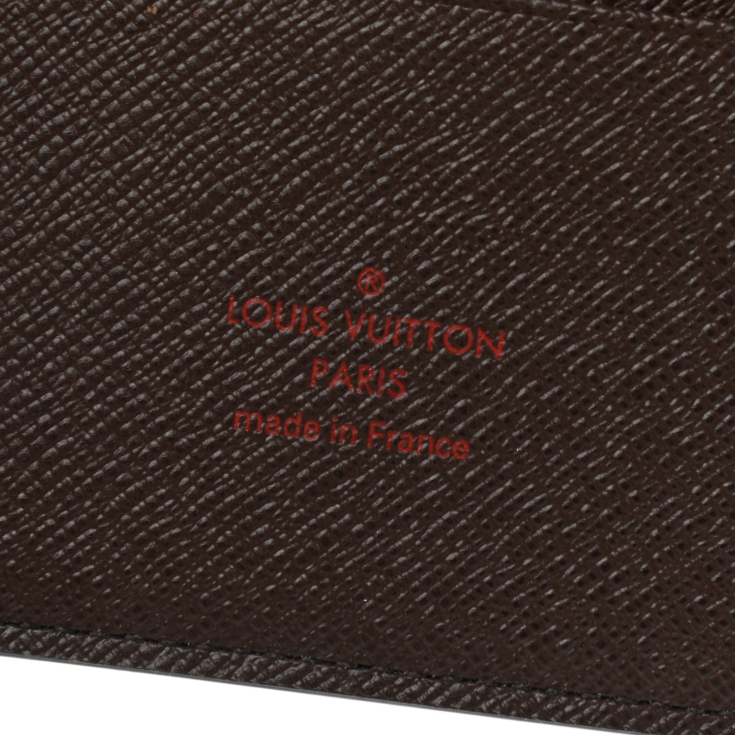 Damier Ebene Large Ring Agenda Cover