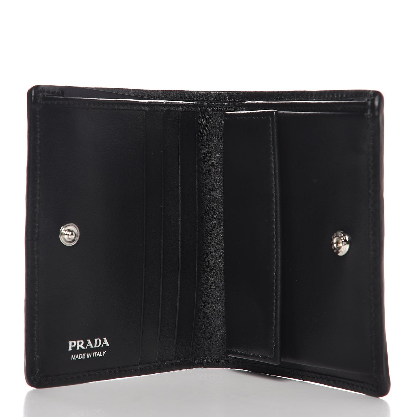 Soft Calfskin Impunture Diagramme Wallet Black