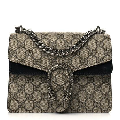 Gucci GG Supreme Monogram Mini Dionysus Shoulder Bag Black 1 of 9