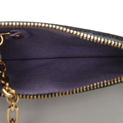 Louis Vuitton Monogram Multicolor Key Pouch Black Violet 5 of 6