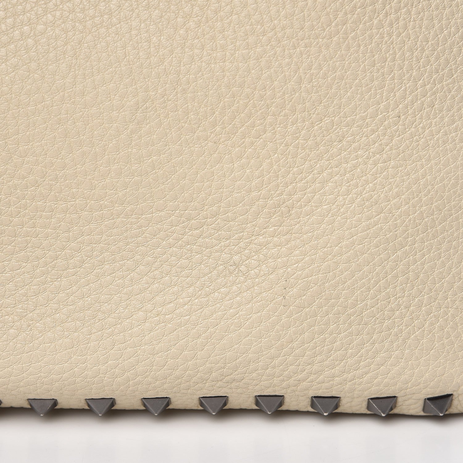 Valentino Garavani Pebbled Calfskin Small Rockstud Flip-Lock Messenger Bag Light Ivory 10 of 12