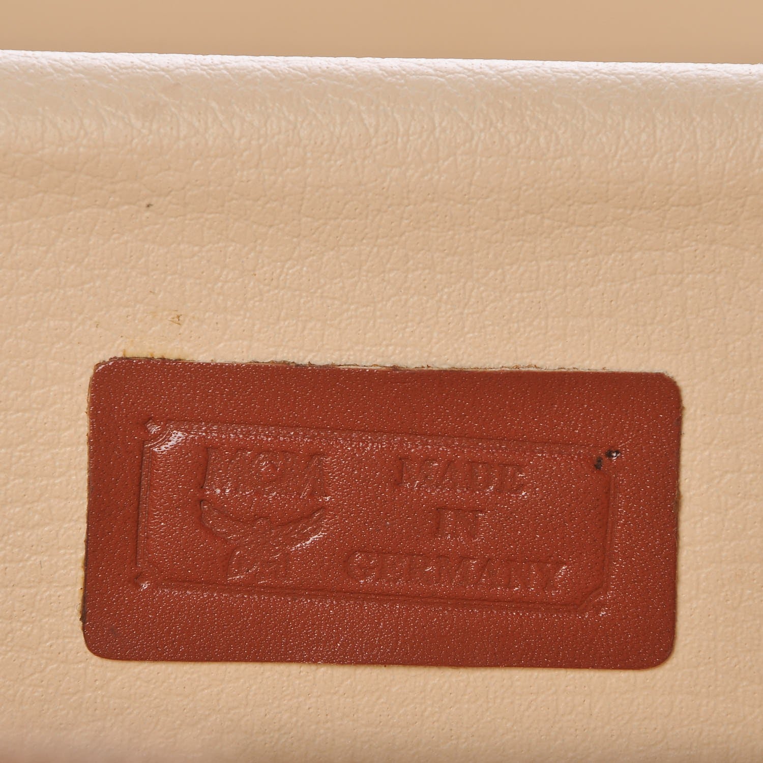 MCM Visetos Vanity Cosmetic Case Cognac 9 of 18