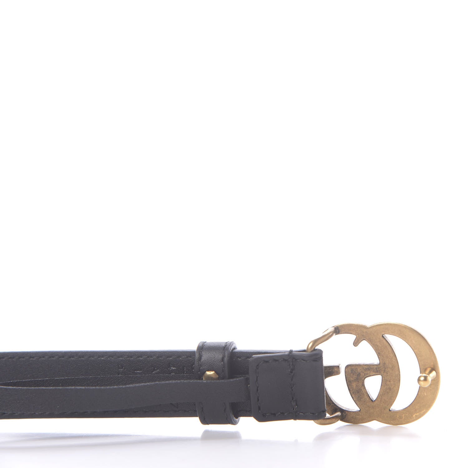 Gucci Calfskin Double G 20mm Belt 110 44 Black 3 of 7