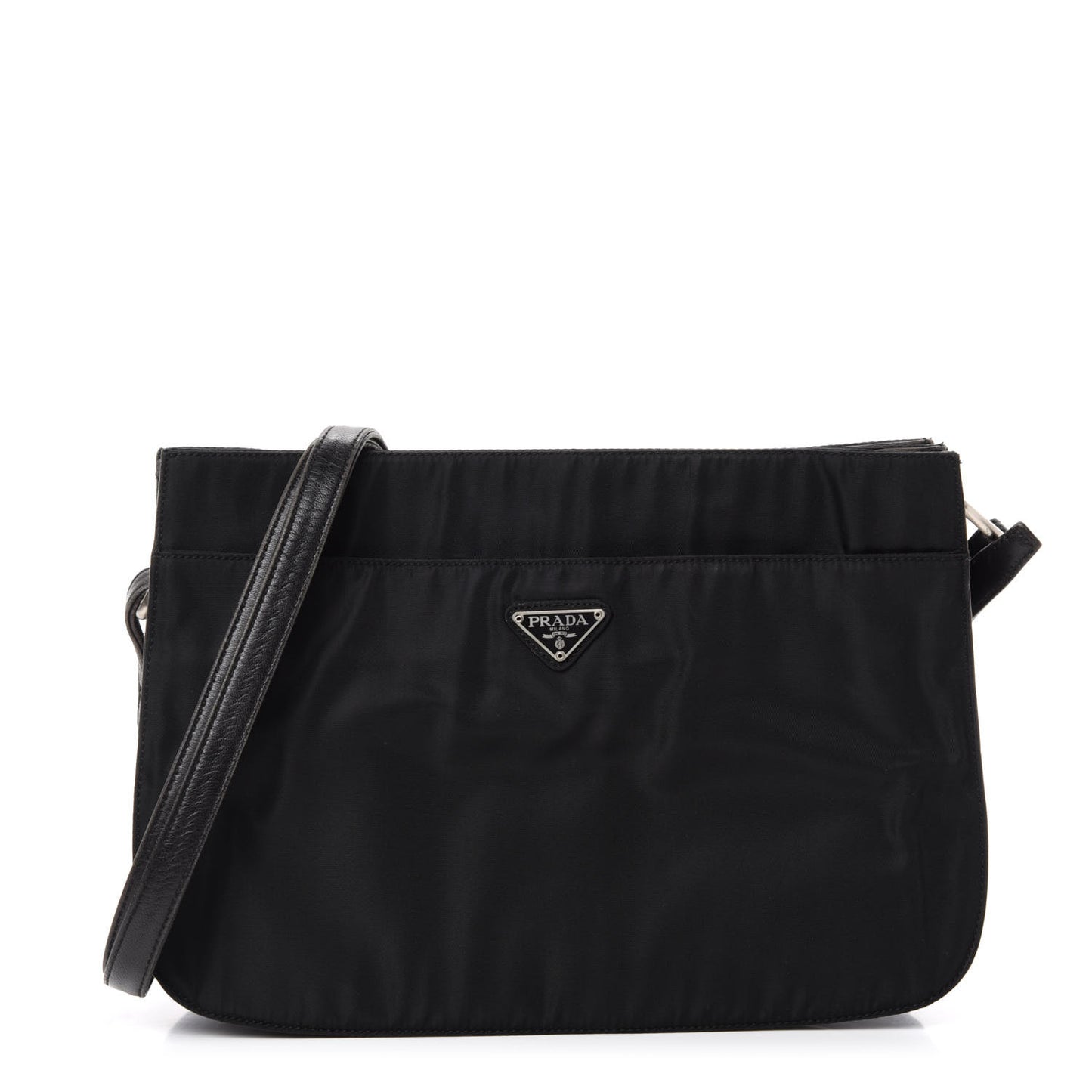 Tessuto Nylon Shoulder Bag Black