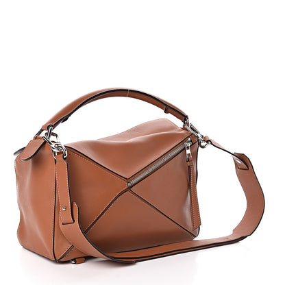 Loewe Calfskin Medium Puzzle Bag Tan 3 of 10