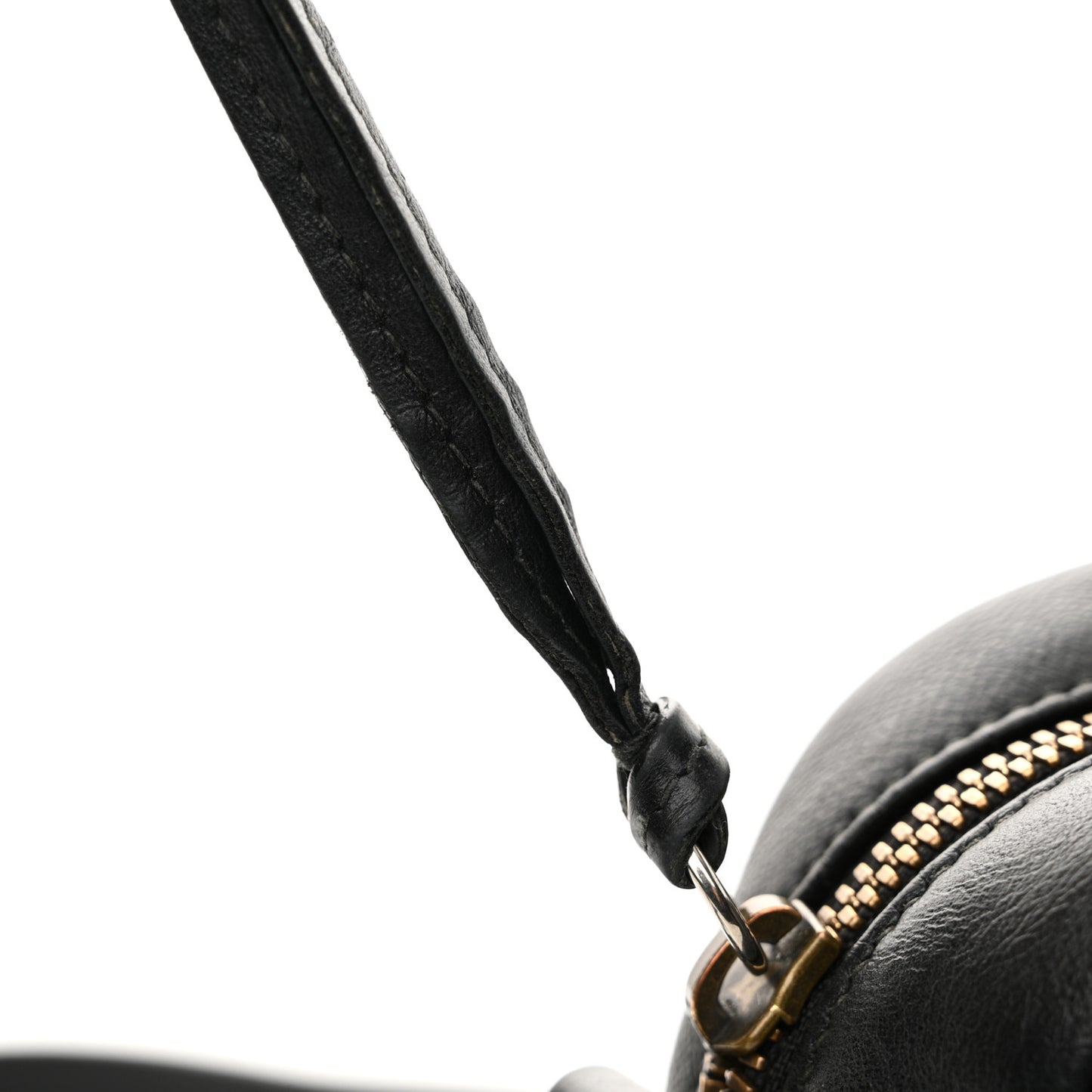 Calfskin Matelasse Small GG Marmont Chain Shoulder Bag Black