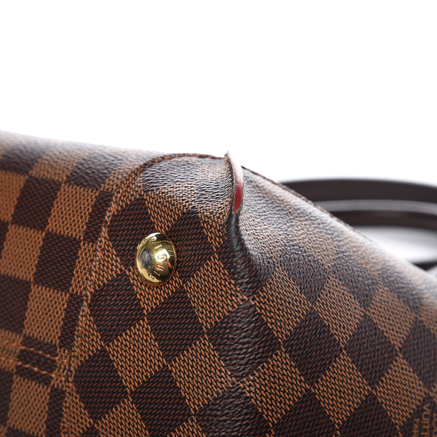 Louis Vuitton Damier Ebene Caissa Tote PM Cherry 12 of 14