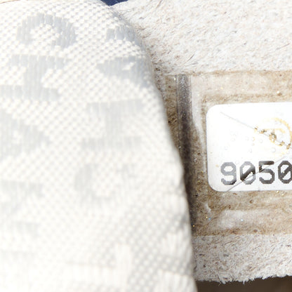 Chanel Lambskin Chocolate Bar Quilted 3 Chain Flap Navy Blue 8 of 12