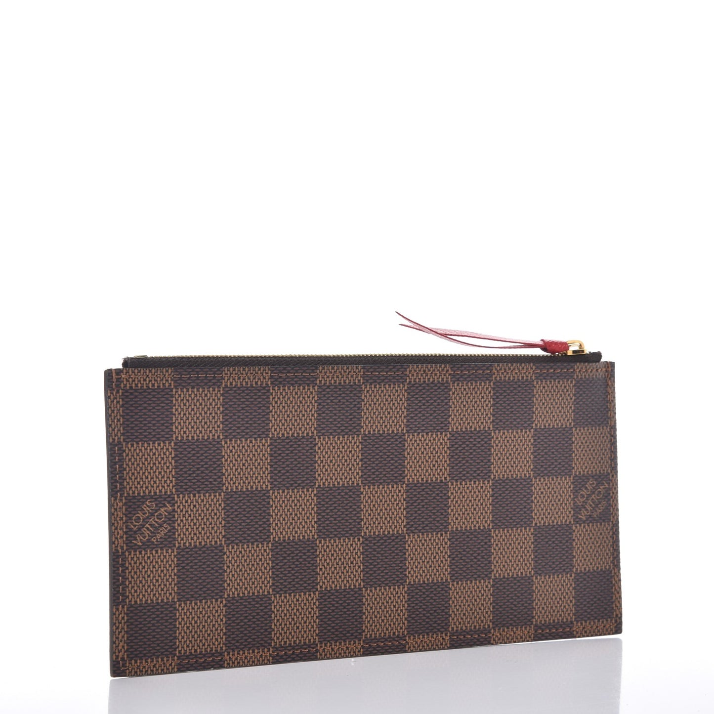 Damier Ebene Felicie Chain Wallet Zippered Insert
