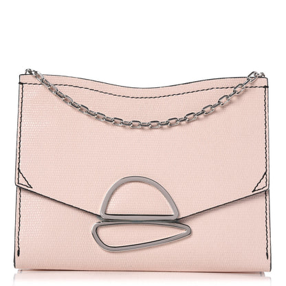 Proenza Schouler Lizard Calfskin Embossed Curl Crossbody Light Pink 1 of 10