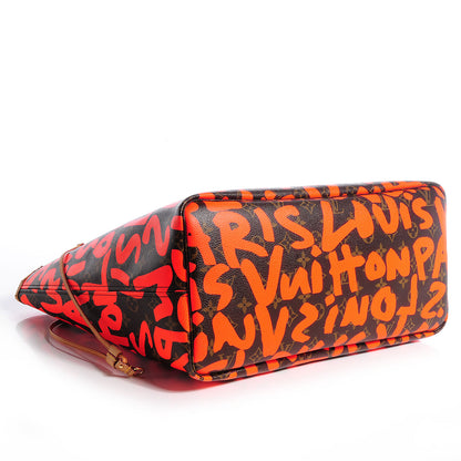 Louis Vuitton Monogram Graffiti Neverfull GM Orange 4 of 7