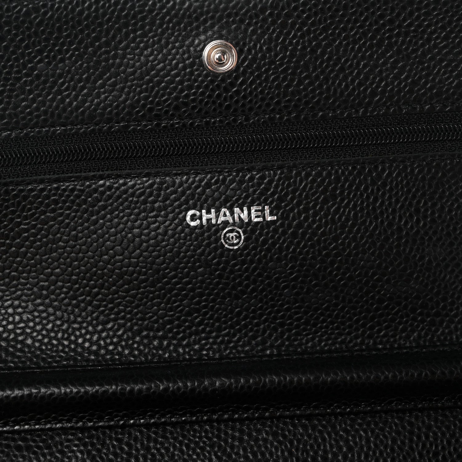 Chanel Caviar Quilted Wallet On Chain WOC Black 6 of 12