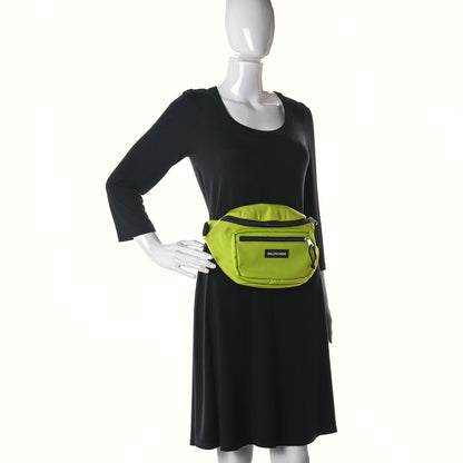 Balenciaga Nylon Canvas Explorer Belt Bag Acid Green 2 of 12