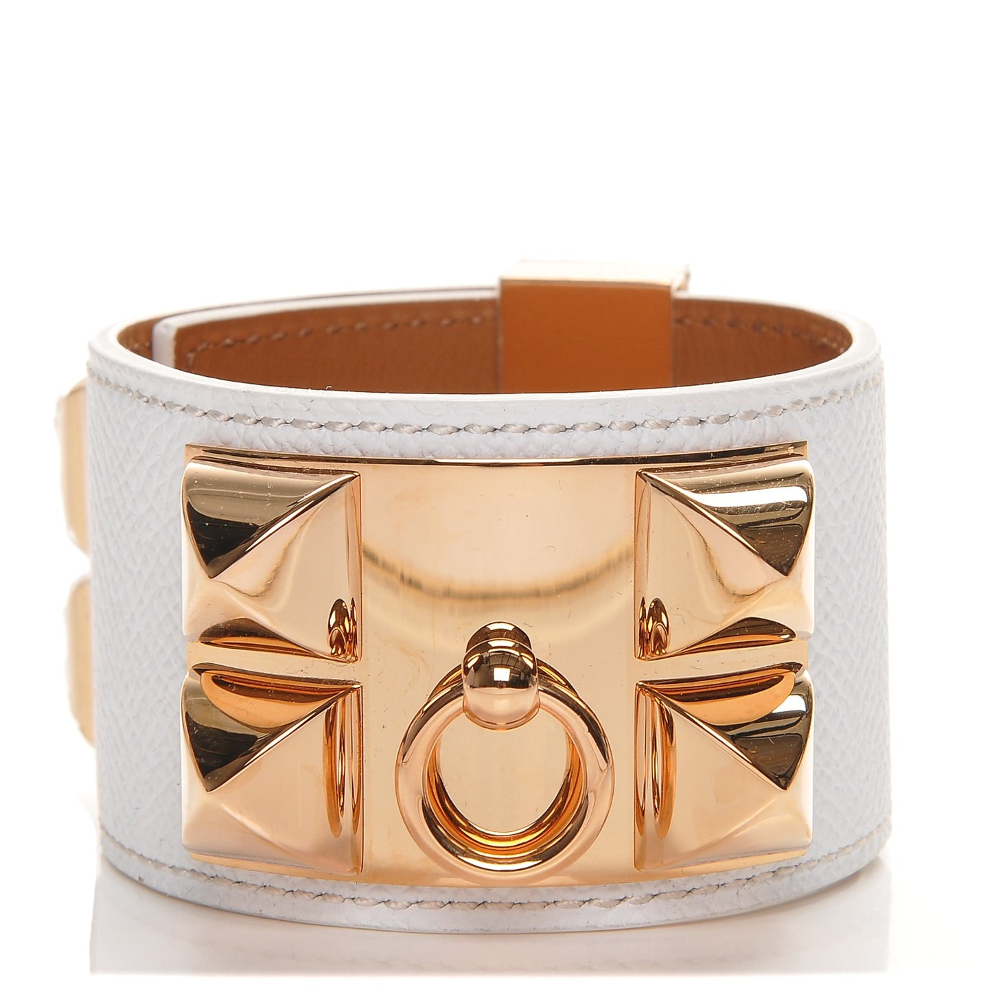 Epsom Collier de Chien CDC Bracelet S White