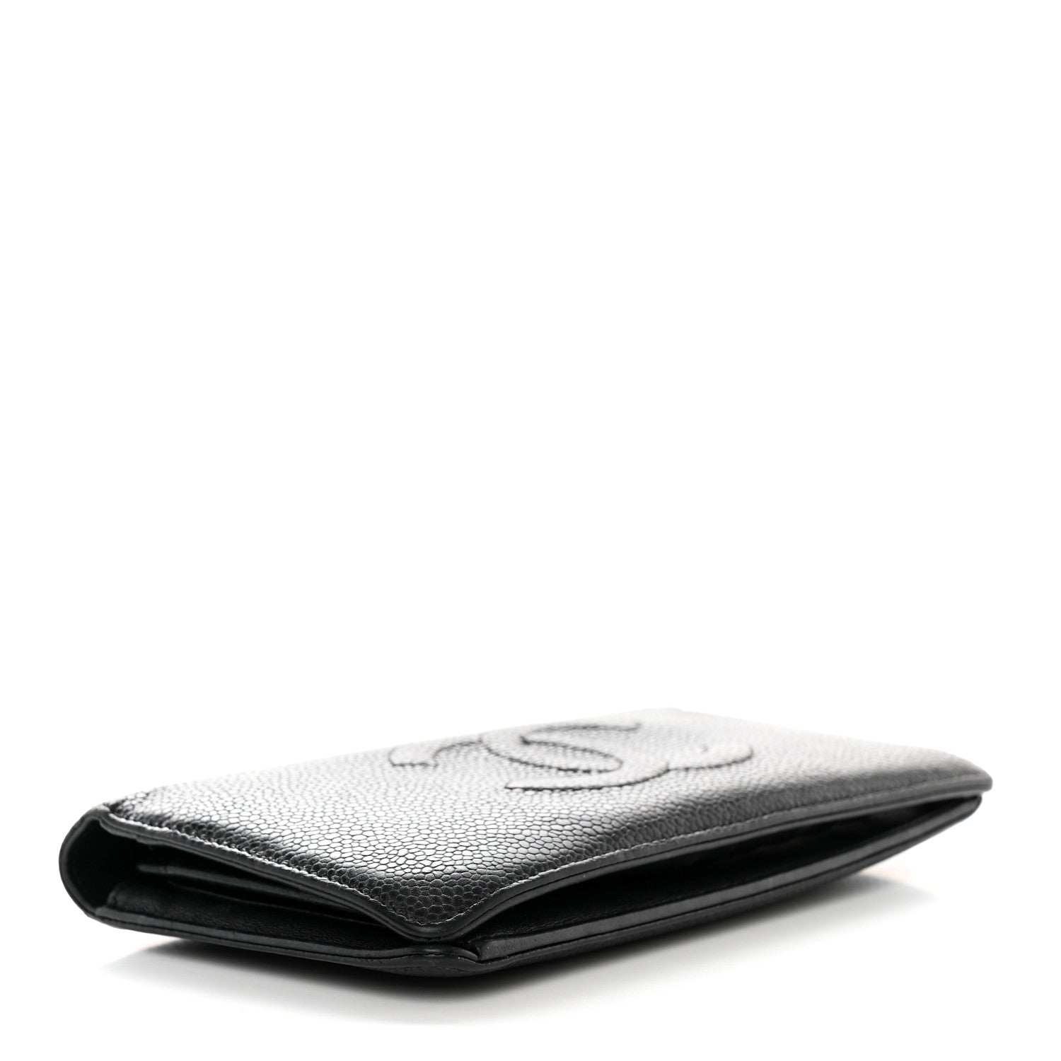 Chanel Caviar Timeless CC Yen Wallet Black 4 of 10